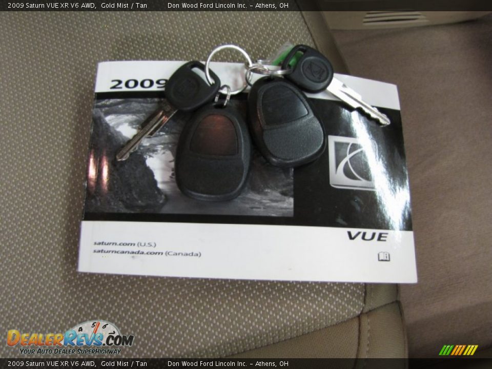 2009 Saturn VUE XR V6 AWD Gold Mist / Tan Photo #27