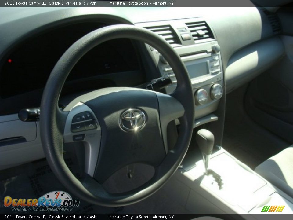 2011 Toyota Camry LE Classic Silver Metallic / Ash Photo #9
