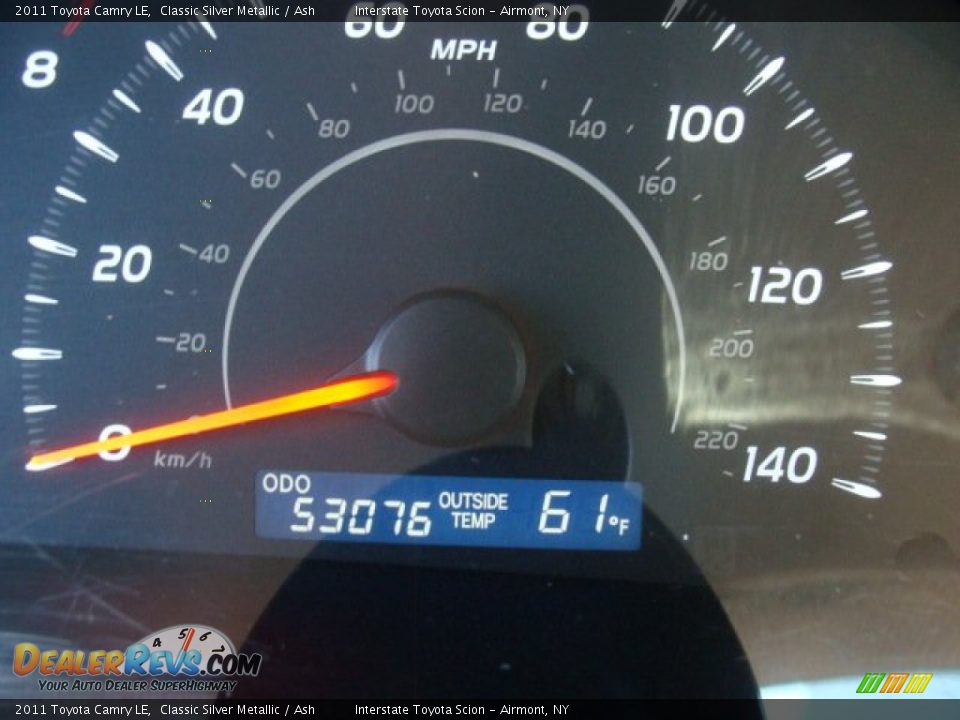 2011 Toyota Camry LE Classic Silver Metallic / Ash Photo #13
