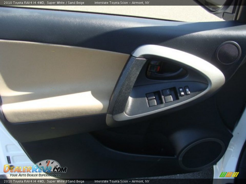 2010 Toyota RAV4 I4 4WD Super White / Sand Beige Photo #7