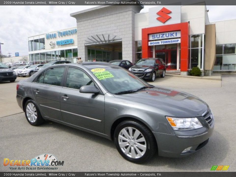 2009 Hyundai Sonata Limited Willow Gray / Gray Photo #1
