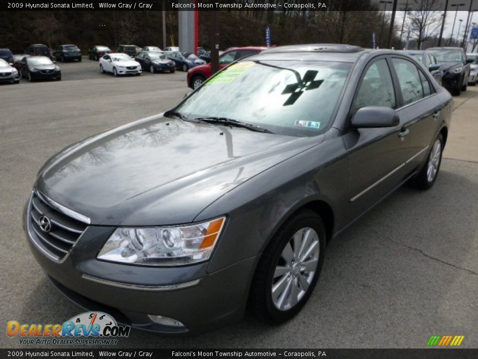 2009 Hyundai Sonata Limited Willow Gray / Gray Photo #7