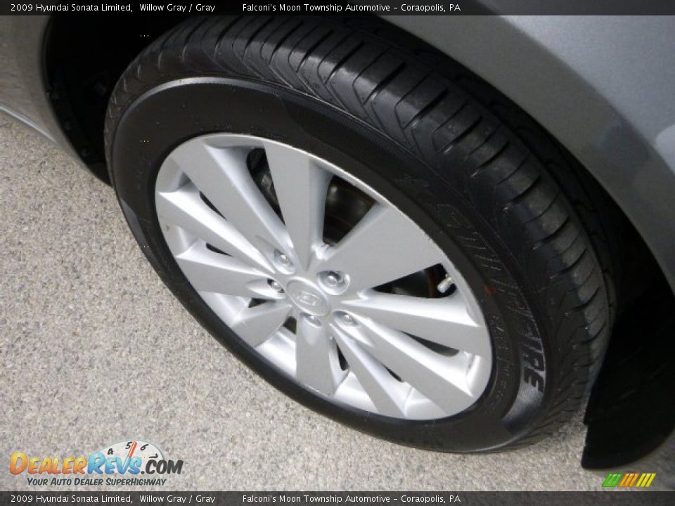 2009 Hyundai Sonata Limited Willow Gray / Gray Photo #9