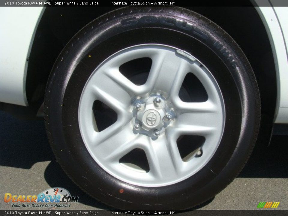 2010 Toyota RAV4 I4 4WD Super White / Sand Beige Photo #21