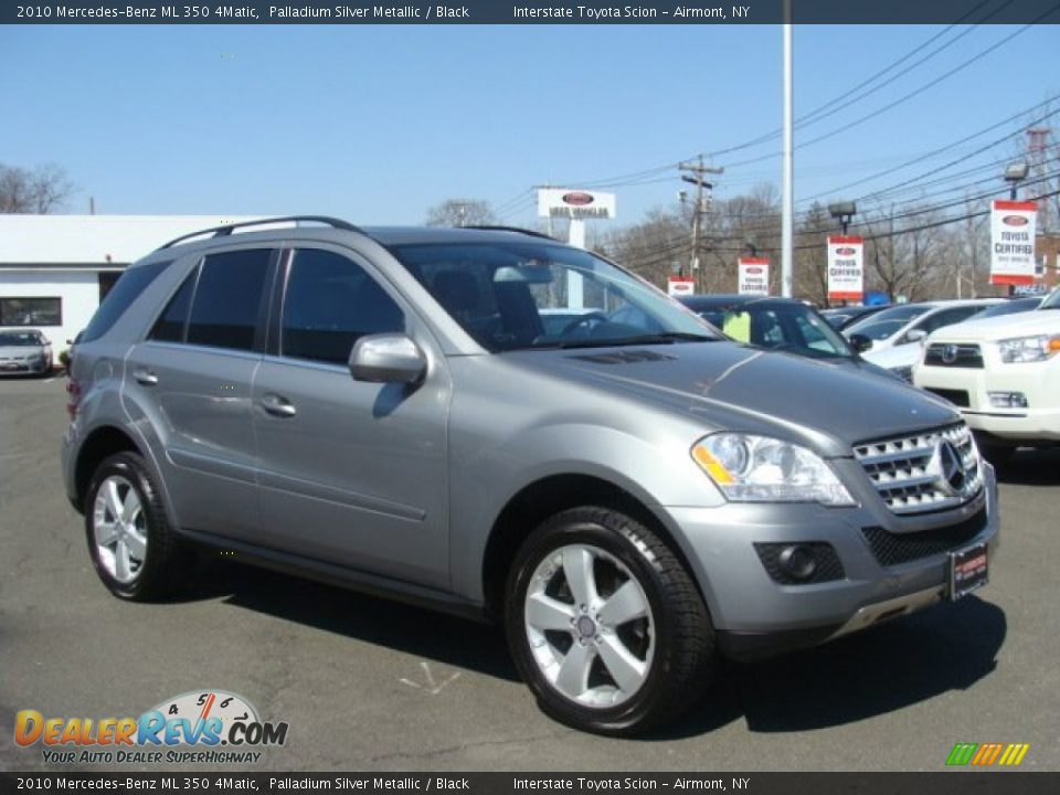 2010 Mercedes-Benz ML 350 4Matic Palladium Silver Metallic / Black Photo #3