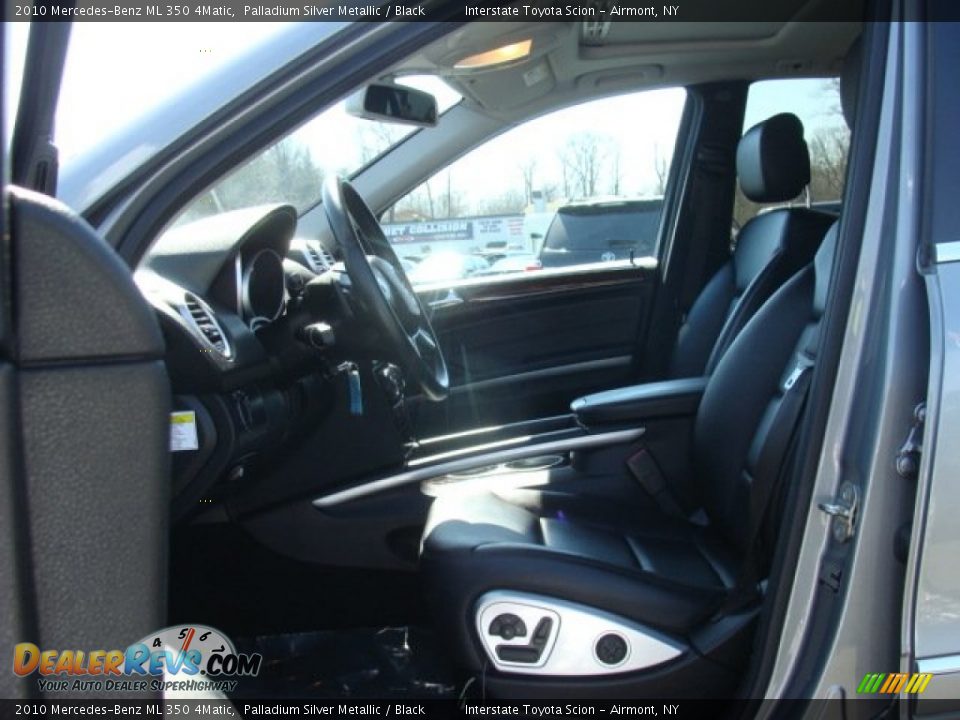 2010 Mercedes-Benz ML 350 4Matic Palladium Silver Metallic / Black Photo #10