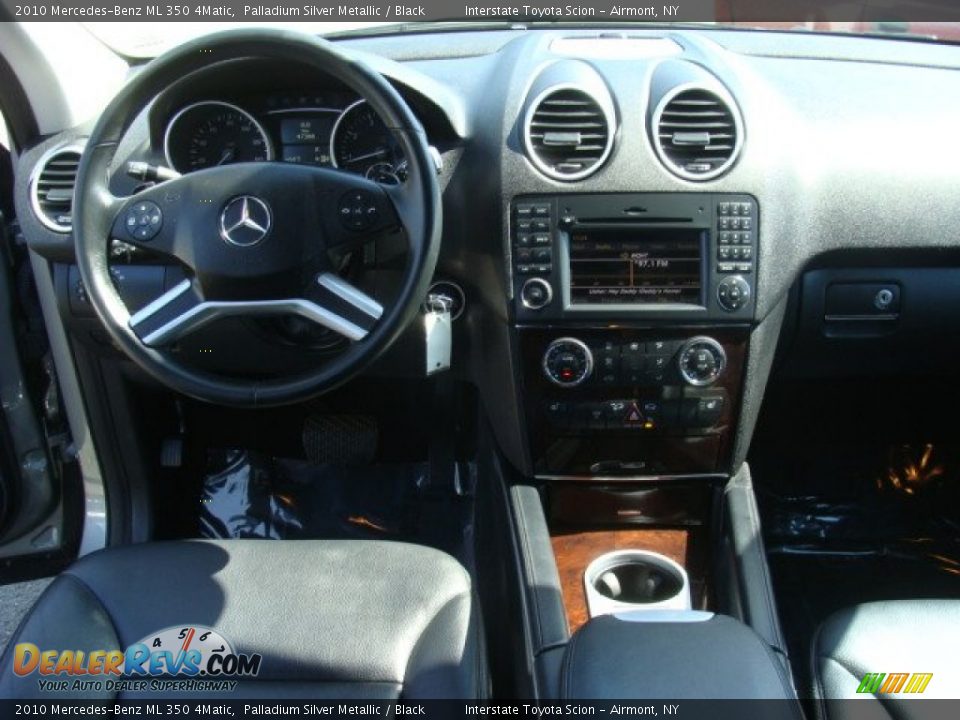 2010 Mercedes-Benz ML 350 4Matic Palladium Silver Metallic / Black Photo #12