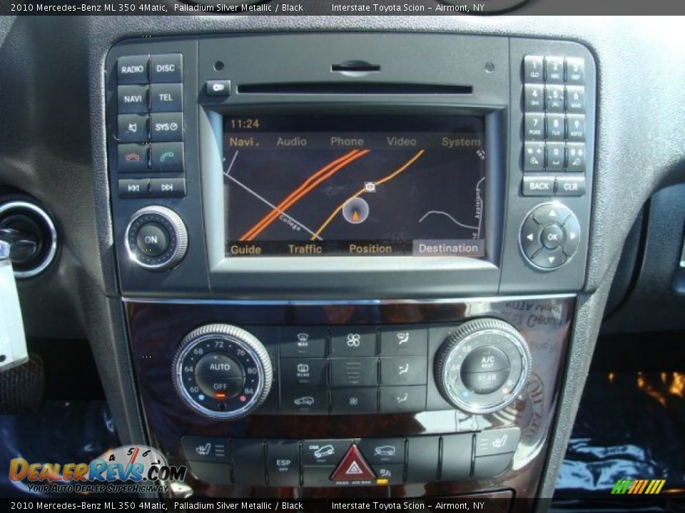 2010 Mercedes-Benz ML 350 4Matic Palladium Silver Metallic / Black Photo #15