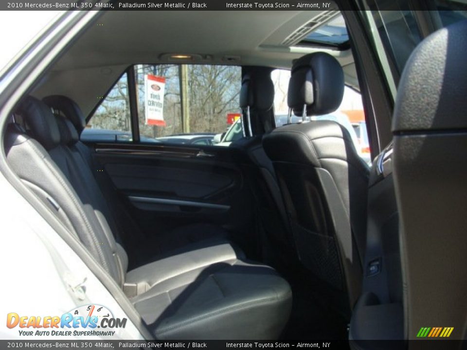 2010 Mercedes-Benz ML 350 4Matic Palladium Silver Metallic / Black Photo #19