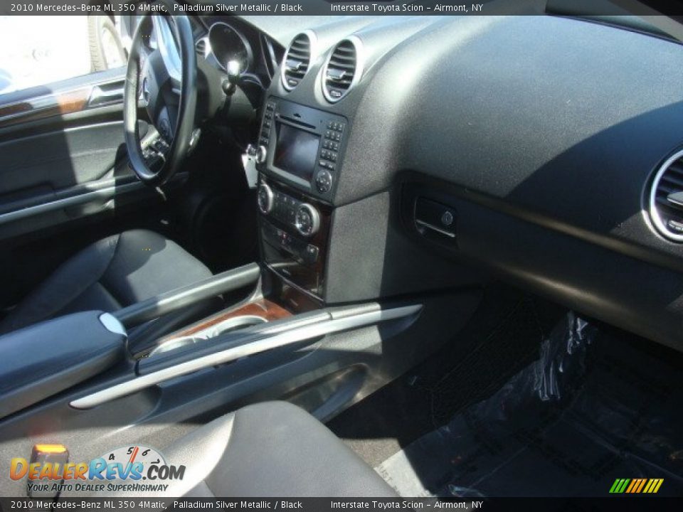 2010 Mercedes-Benz ML 350 4Matic Palladium Silver Metallic / Black Photo #21