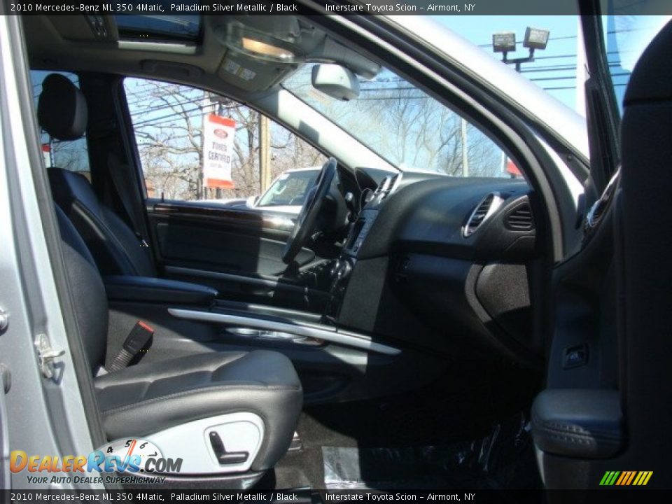 2010 Mercedes-Benz ML 350 4Matic Palladium Silver Metallic / Black Photo #22