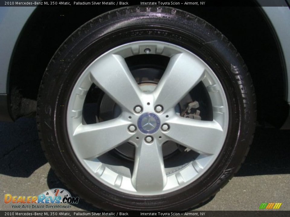 2010 Mercedes-Benz ML 350 4Matic Palladium Silver Metallic / Black Photo #23