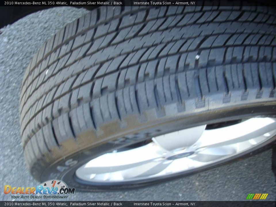 2010 Mercedes-Benz ML 350 4Matic Palladium Silver Metallic / Black Photo #24
