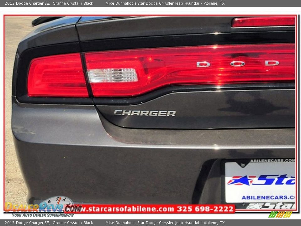 2013 Dodge Charger SE Granite Crystal / Black Photo #5