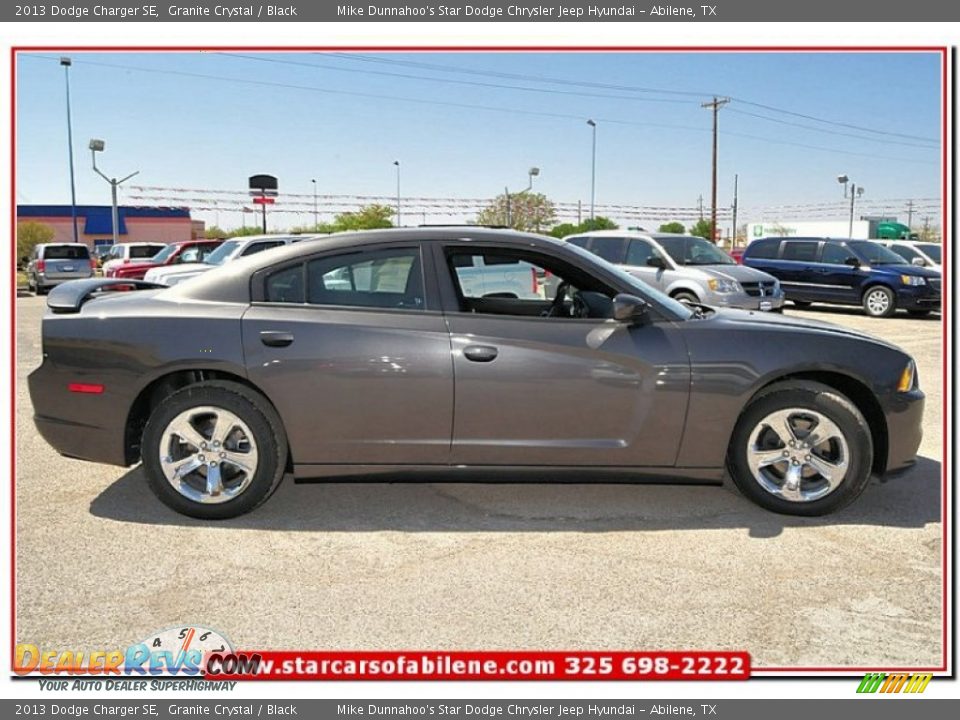 2013 Dodge Charger SE Granite Crystal / Black Photo #7