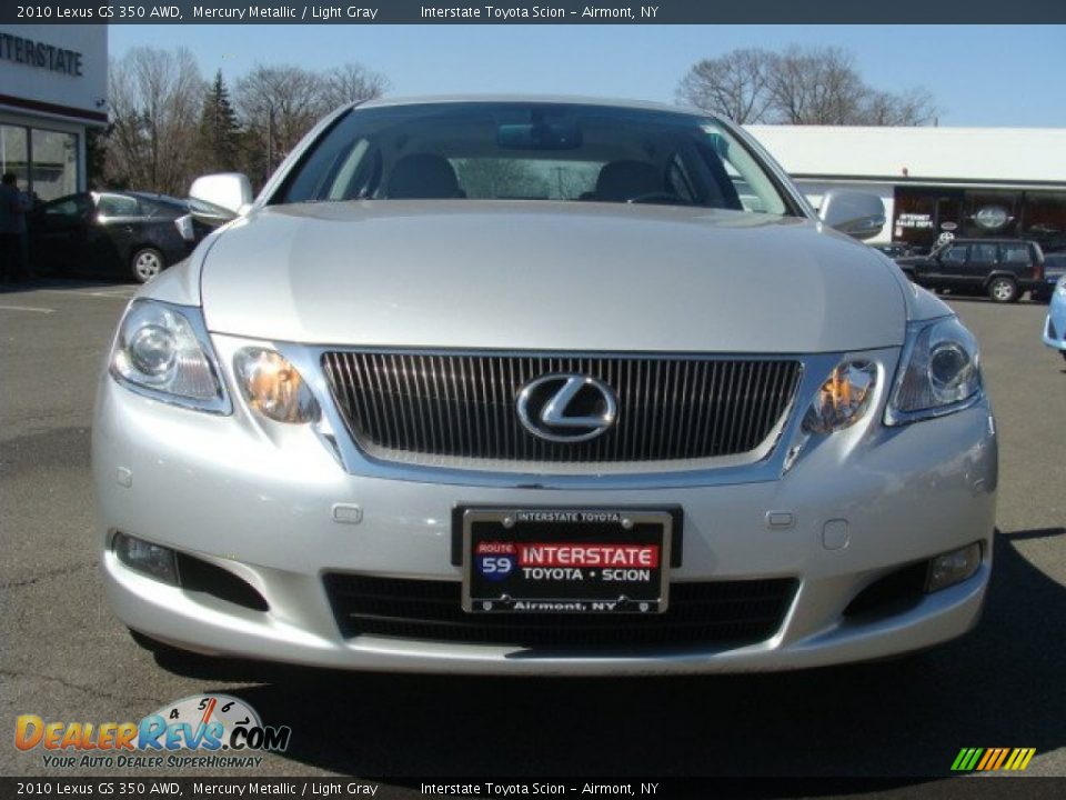 2010 Lexus GS 350 AWD Mercury Metallic / Light Gray Photo #2