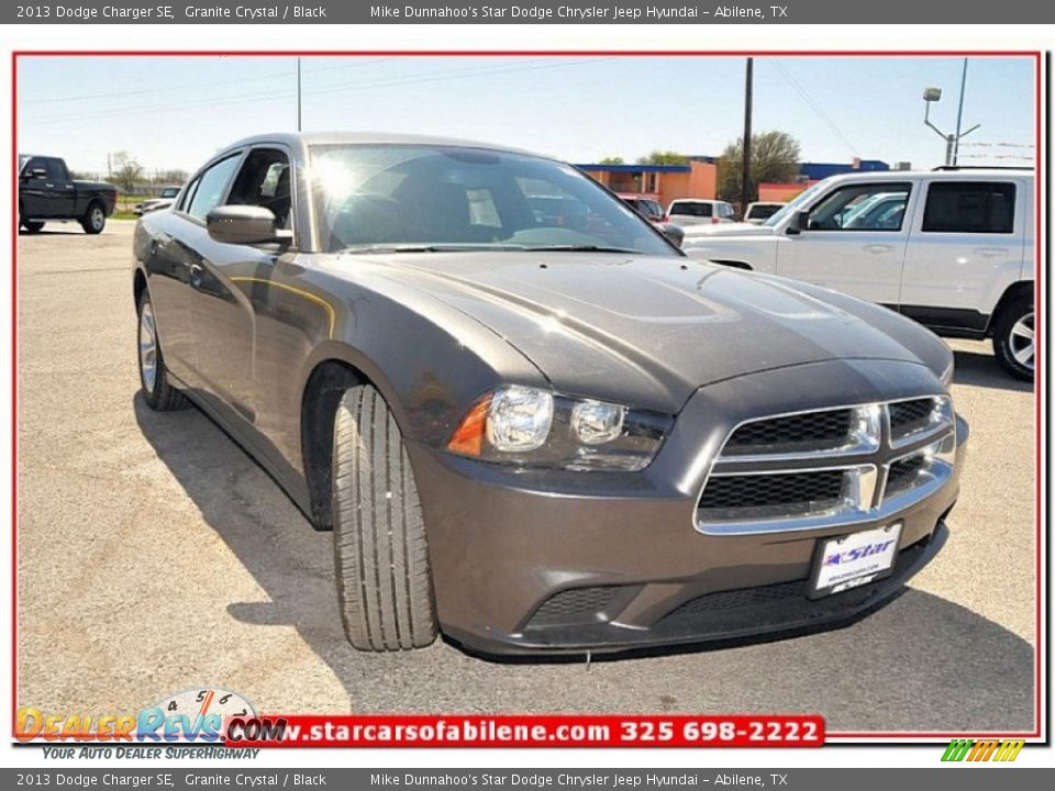 2013 Dodge Charger SE Granite Crystal / Black Photo #8