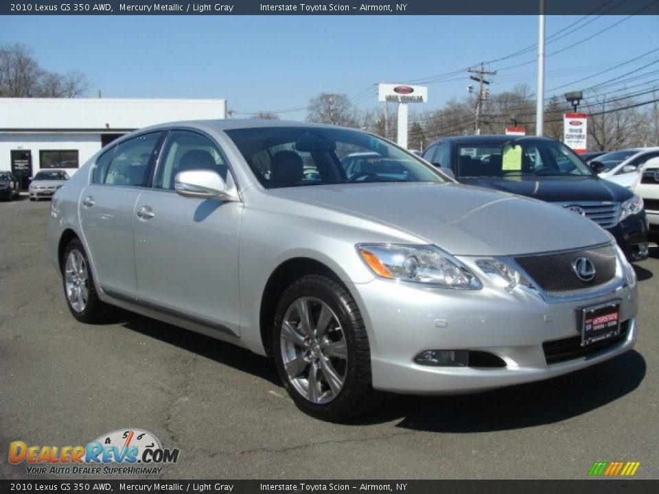 2010 Lexus GS 350 AWD Mercury Metallic / Light Gray Photo #3