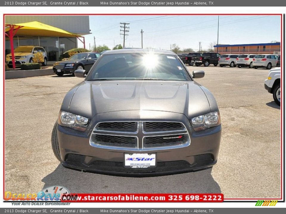 2013 Dodge Charger SE Granite Crystal / Black Photo #9