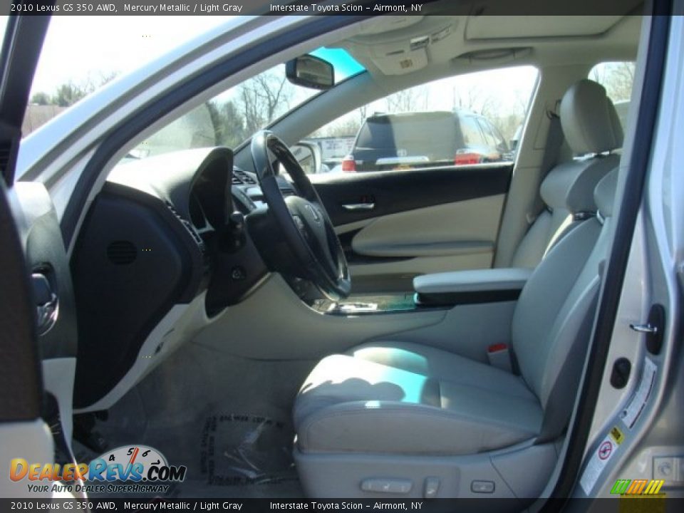 2010 Lexus GS 350 AWD Mercury Metallic / Light Gray Photo #10