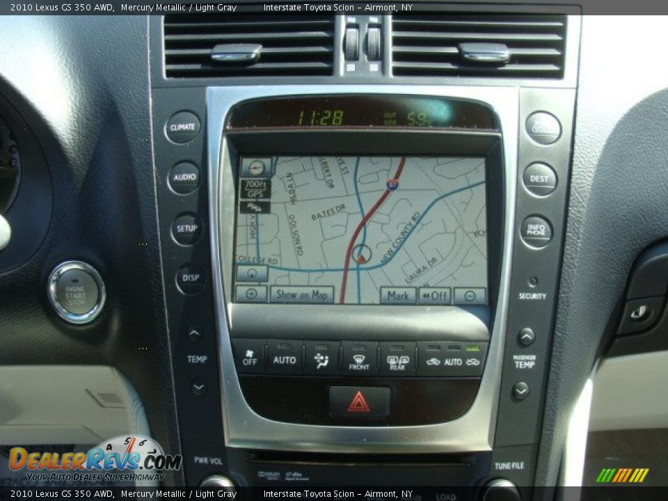 2010 Lexus GS 350 AWD Mercury Metallic / Light Gray Photo #15