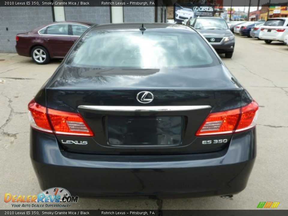 2010 Lexus ES 350 Smoky Granite Mica / Black Photo #9
