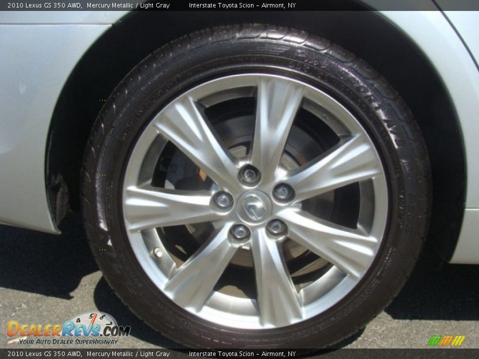 2010 Lexus GS 350 AWD Mercury Metallic / Light Gray Photo #24