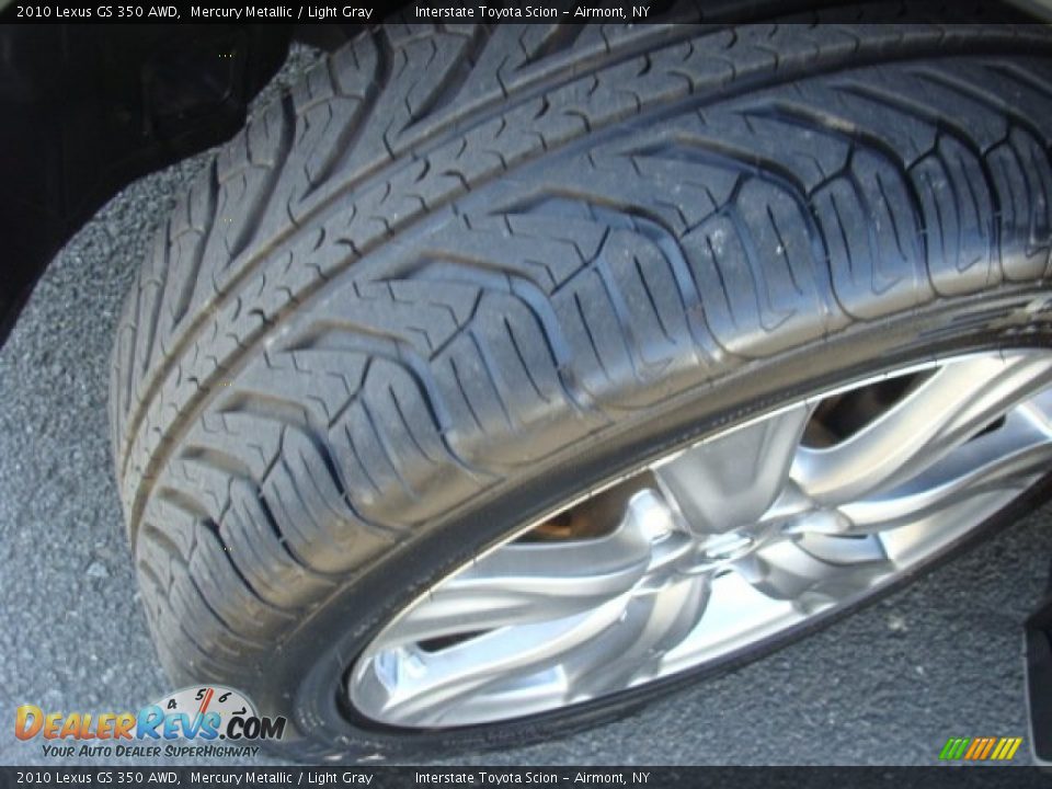 2010 Lexus GS 350 AWD Mercury Metallic / Light Gray Photo #25