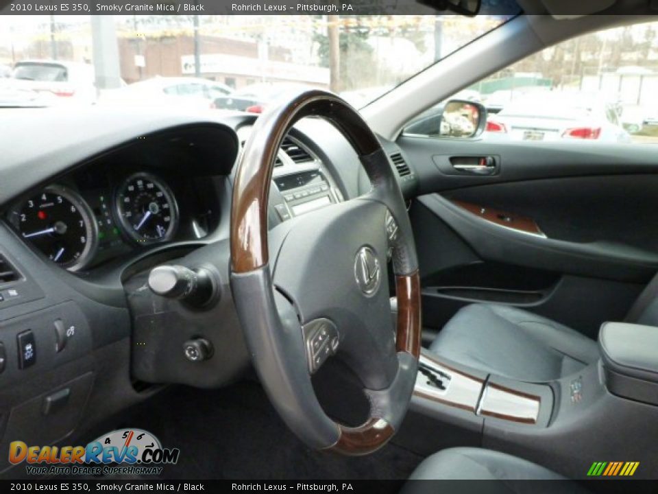 2010 Lexus ES 350 Smoky Granite Mica / Black Photo #16