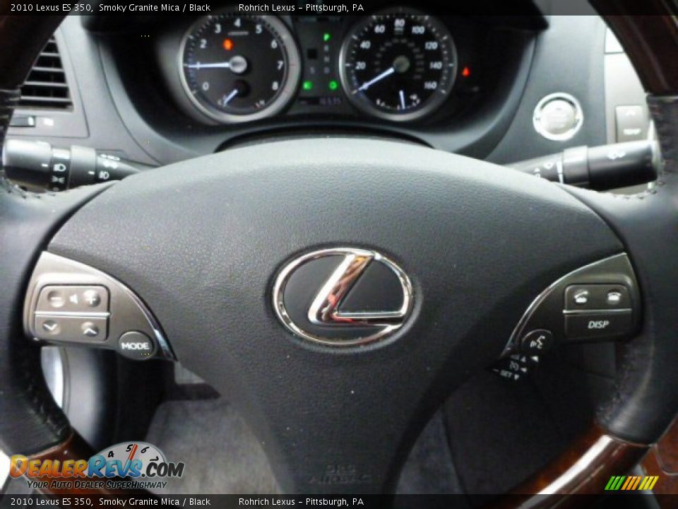 2010 Lexus ES 350 Smoky Granite Mica / Black Photo #17