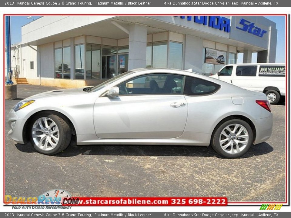 2013 Hyundai Genesis Coupe 3.8 Grand Touring Platinum Metallic / Black Leather Photo #2