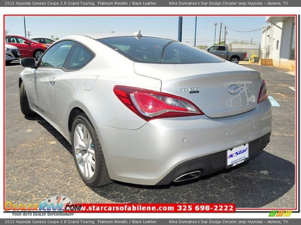 2013 Hyundai Genesis Coupe 3.8 Grand Touring Platinum Metallic / Black Leather Photo #3