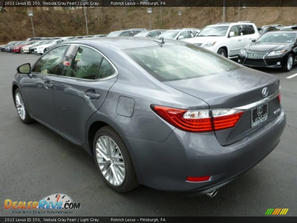 2013 Lexus ES 350 Nebula Gray Pearl / Light Gray Photo #2