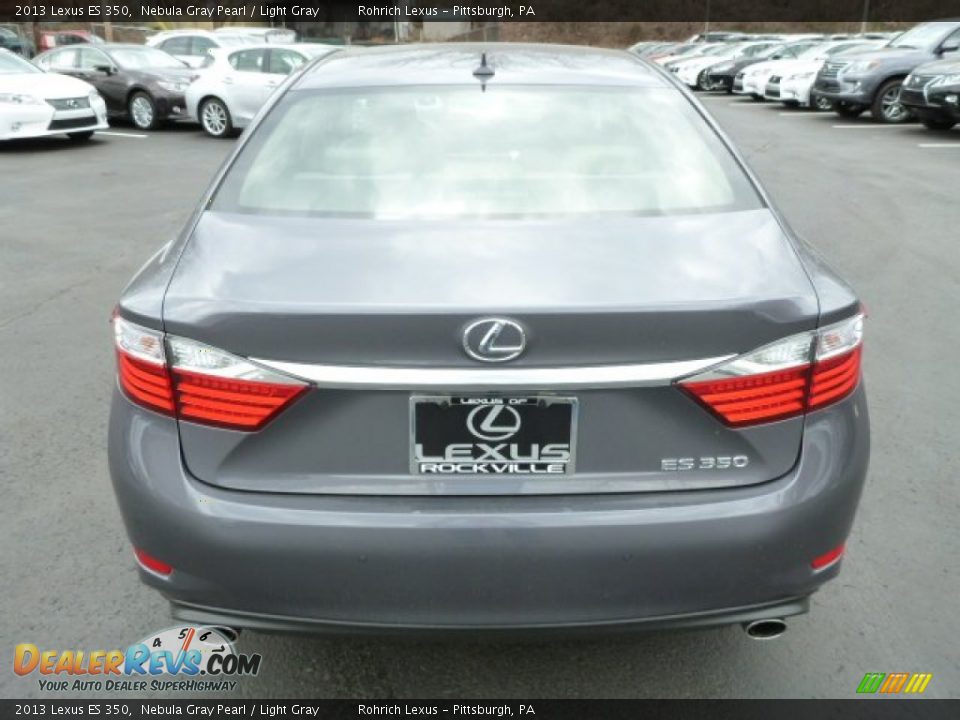 2013 Lexus ES 350 Nebula Gray Pearl / Light Gray Photo #3