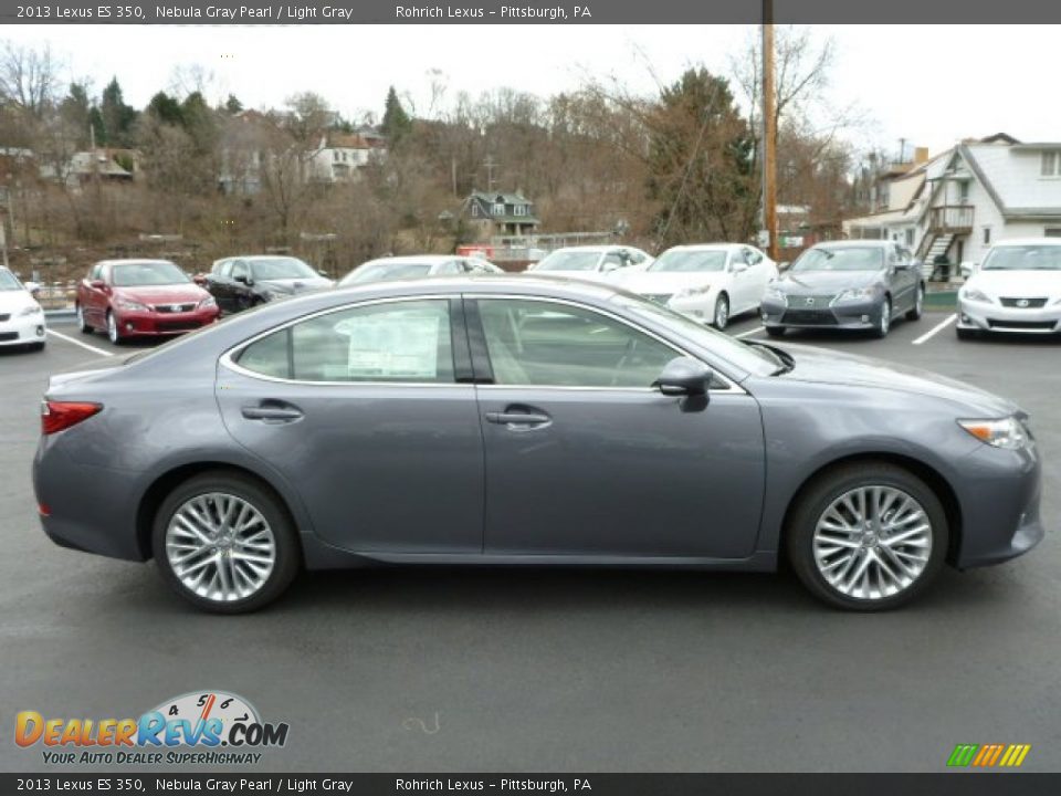 2013 Lexus ES 350 Nebula Gray Pearl / Light Gray Photo #5
