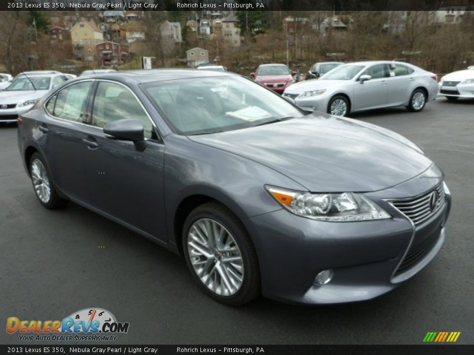 2013 Lexus ES 350 Nebula Gray Pearl / Light Gray Photo #6