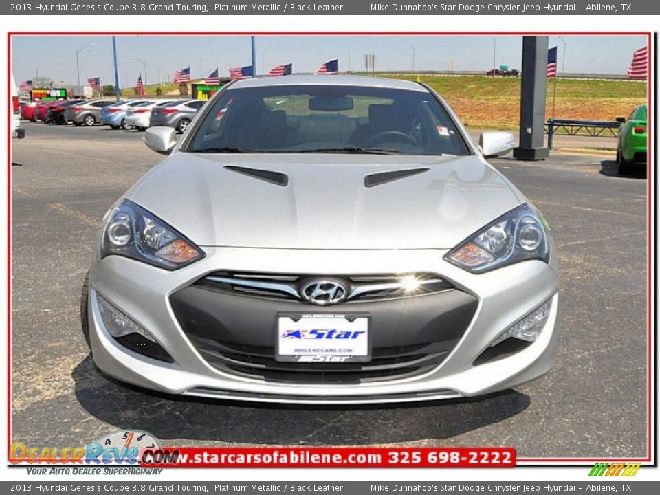 2013 Hyundai Genesis Coupe 3.8 Grand Touring Platinum Metallic / Black Leather Photo #10
