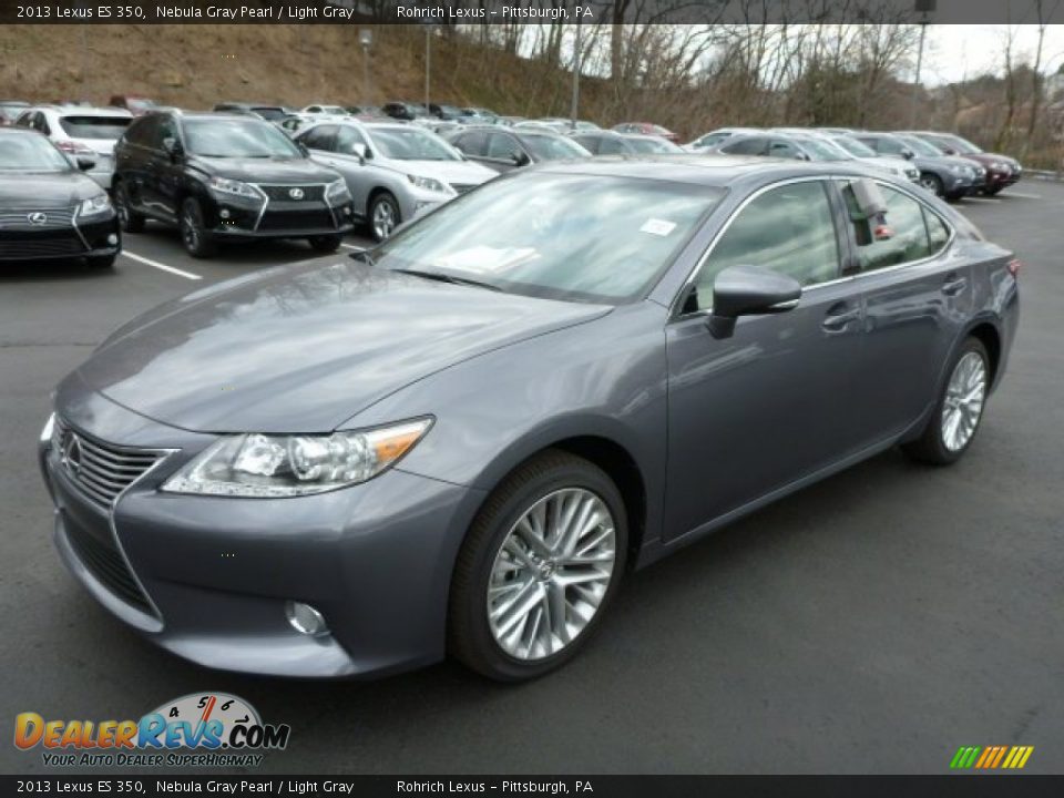 2013 Lexus ES 350 Nebula Gray Pearl / Light Gray Photo #8