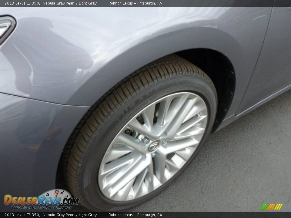 2013 Lexus ES 350 Nebula Gray Pearl / Light Gray Photo #9
