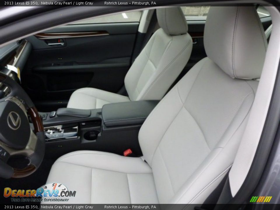 2013 Lexus ES 350 Nebula Gray Pearl / Light Gray Photo #10