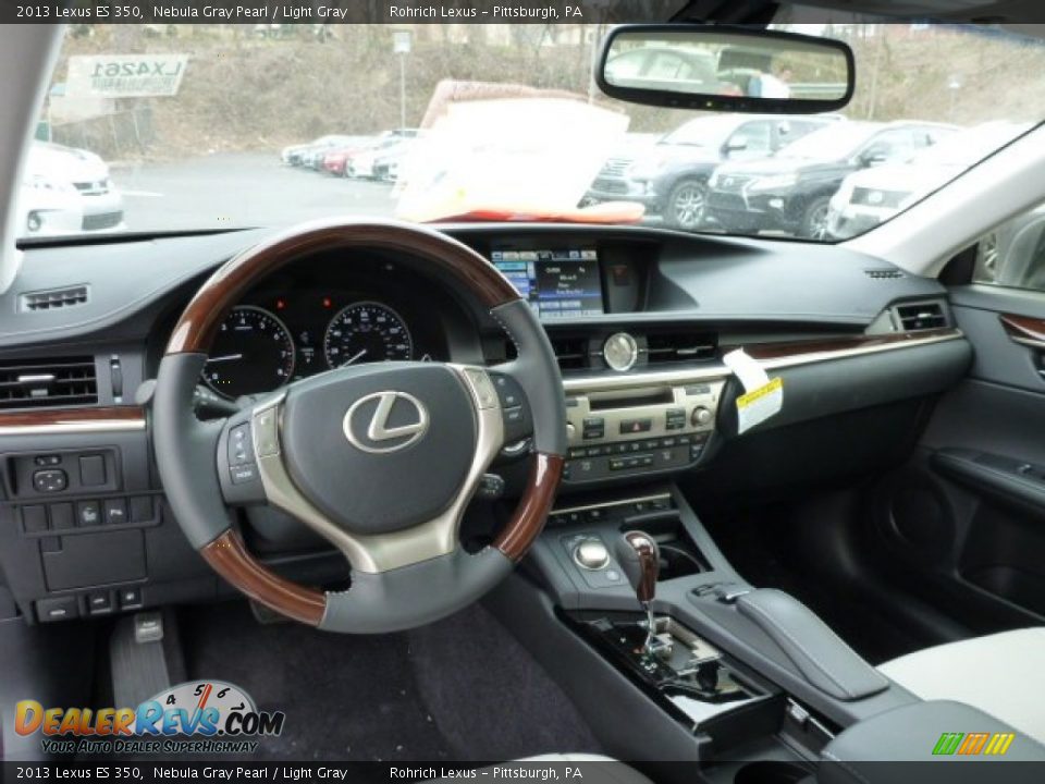 2013 Lexus ES 350 Nebula Gray Pearl / Light Gray Photo #12