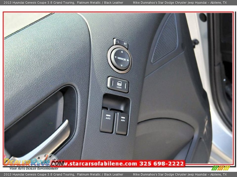 2013 Hyundai Genesis Coupe 3.8 Grand Touring Platinum Metallic / Black Leather Photo #14