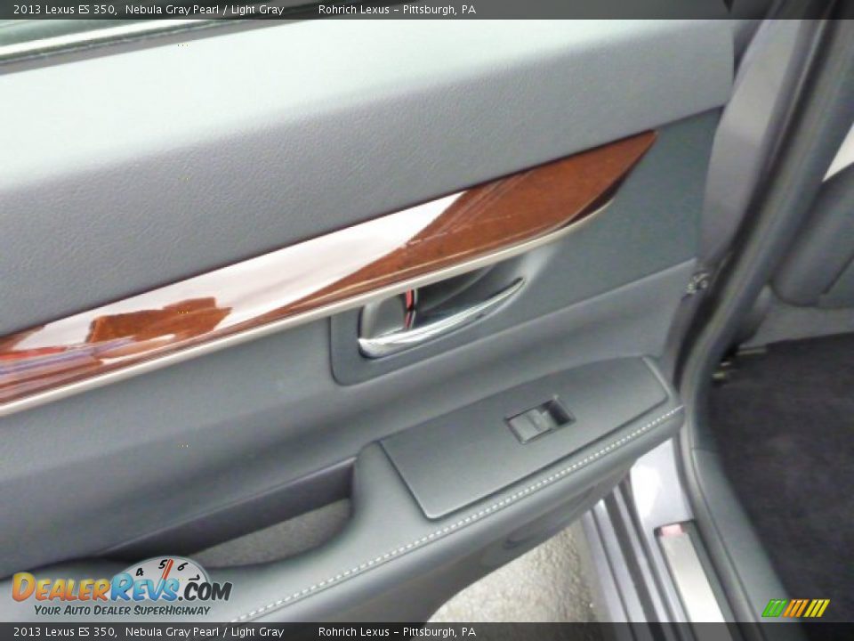 2013 Lexus ES 350 Nebula Gray Pearl / Light Gray Photo #13