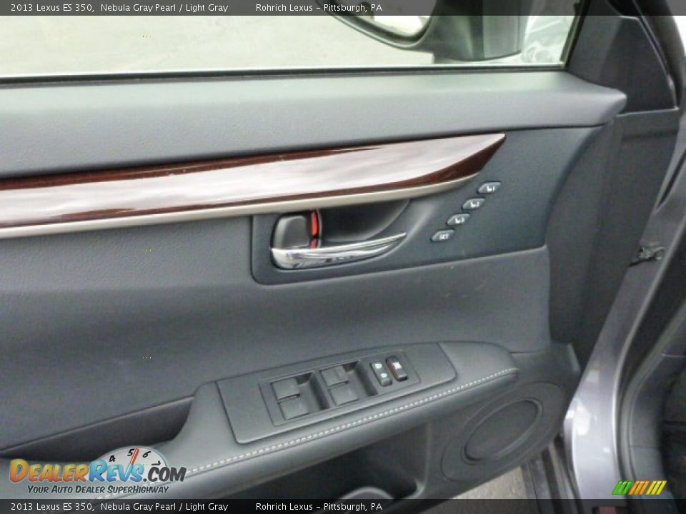 2013 Lexus ES 350 Nebula Gray Pearl / Light Gray Photo #14