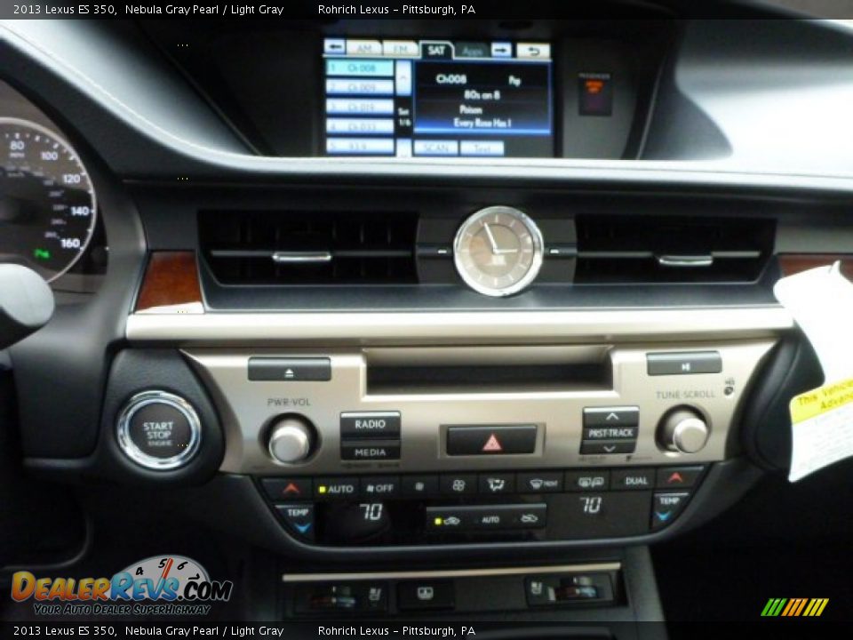 2013 Lexus ES 350 Nebula Gray Pearl / Light Gray Photo #18