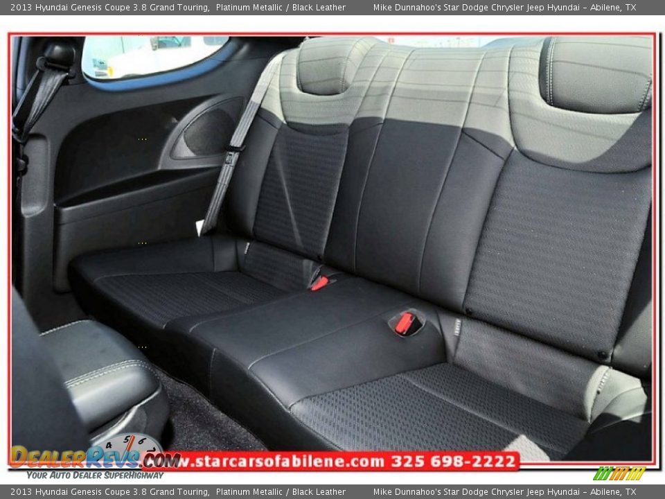 2013 Hyundai Genesis Coupe 3.8 Grand Touring Platinum Metallic / Black Leather Photo #20