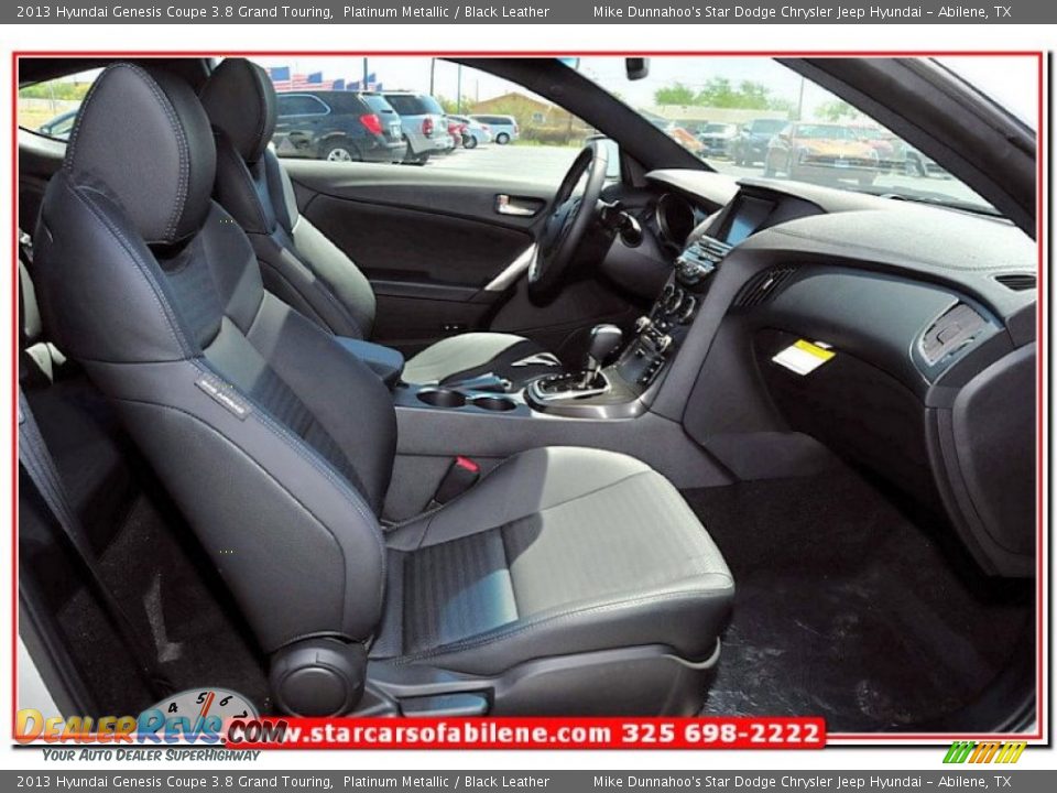 2013 Hyundai Genesis Coupe 3.8 Grand Touring Platinum Metallic / Black Leather Photo #21