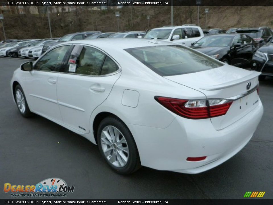 2013 Lexus ES 300h Hybrid Starfire White Pearl / Parchment Photo #2