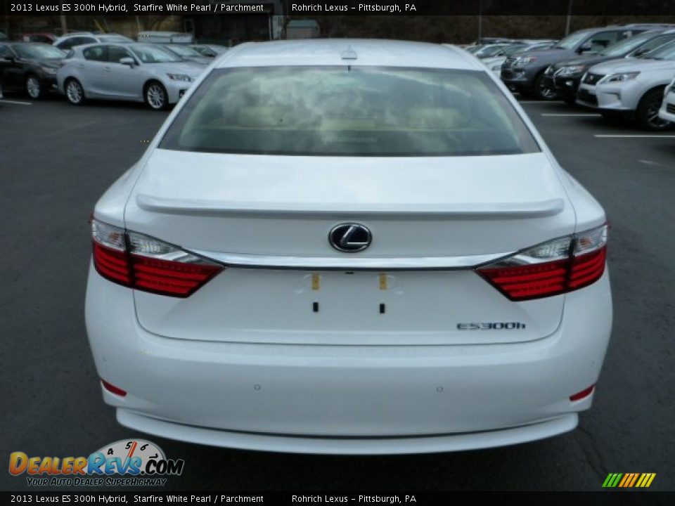 2013 Lexus ES 300h Hybrid Starfire White Pearl / Parchment Photo #3