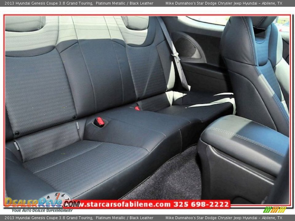 2013 Hyundai Genesis Coupe 3.8 Grand Touring Platinum Metallic / Black Leather Photo #24